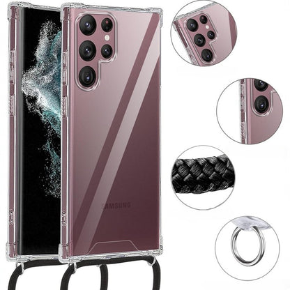 Ovitek za telefon z vrvico "Rosyhuelle" Samsung Galaxy S22 Ultra – Infostyle