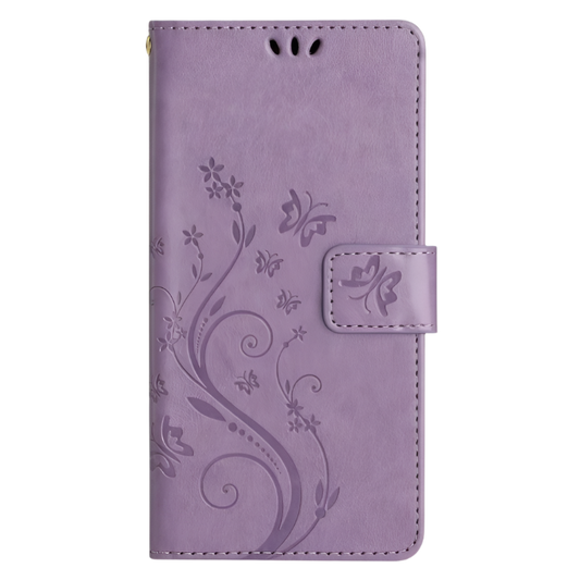 Preklopna torbica "Butterfly Vine" Samsung Galaxy S23 FE – Infostyle – Vijolična