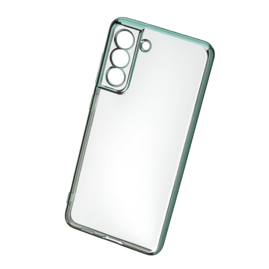 Ovitek za telefon "Green Border" Samsung Galaxy S22 – Infostyle – Prozorna