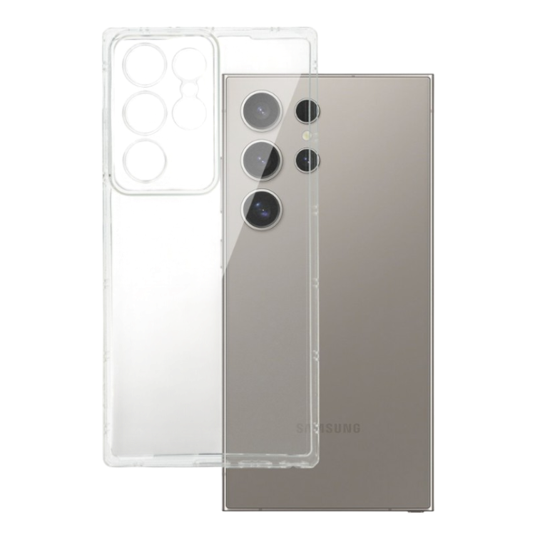 Silikonski ovitek "Armor Antishock" za Samsung Galaxy S24 Ultra - transparent – Infostyle – Prozorna / TPU silikon