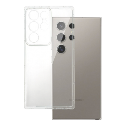 Silikonski ovitek "Armor Antishock" za Samsung Galaxy S24 Ultra - transparent – Infostyle – Prozorna / TPU silikon