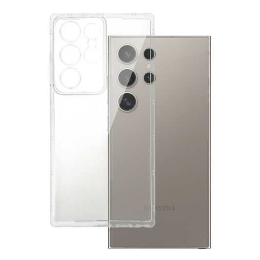Silikonski ovitek "Armor Antishock" za Samsung Galaxy S24 Ultra - transparent – Infostyle – Prozorna / TPU silikon