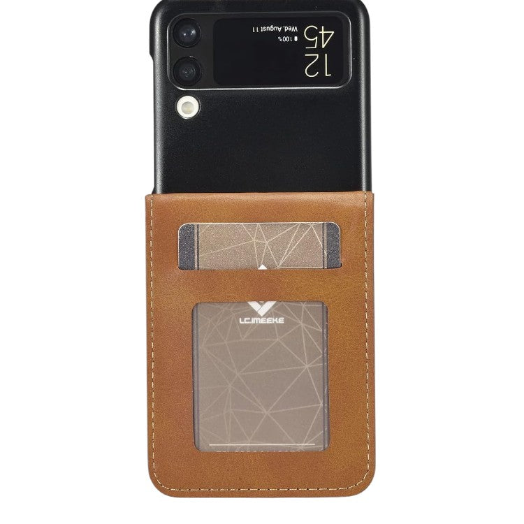 Preklopna torbica "SHIELD Leather" Samsung Galaxy Z Flip 4 – Infostyle