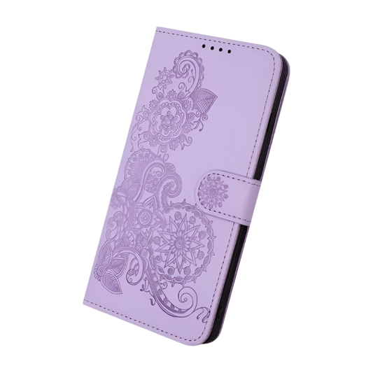 Preklopna torbica "Flower" Xiaomi Redmi Note 12 Pro/Poco X5 Pro – Infostyle – Vijolična
