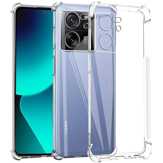 Ovitek za telefon "Shockproof Clear Silicone" Xiaomi 13T/13T Pro – Infostyle – Prozorna