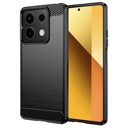 Ovitek za telefon "Carbon" Xiaomi Redmi Note 13 5G – Infostyle – Črna