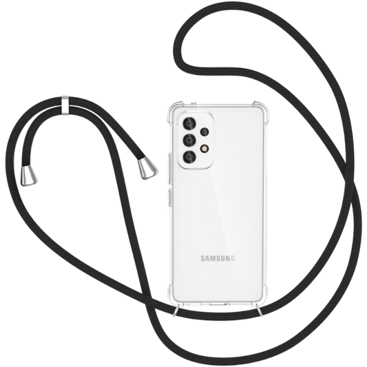 Ovitek za telefon z vrvico "Antishock" Samsung Galaxy A53 5G – Infostyle – Prozorna