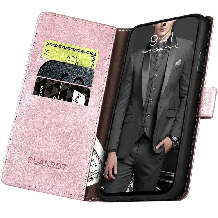 Preklopna torbica "SuanPot" Samsung Galaxy S21 5G – Infostyle – Rjava