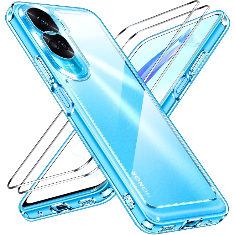 Ovitek za telefon + zaščitno steklo "Ivoler" Honor 90 Lite – Infostyle – Prozorna