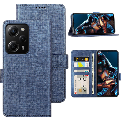 Preklopna torbica "Foluu" Xiaomi Poco X5 Pro – Infostyle – Modra