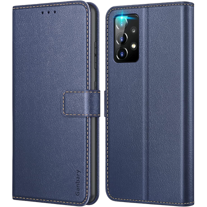 Preklopna torbica "GANBARY" Samsung A52 4G-5G/A52s 5G – Infostyle – Modra