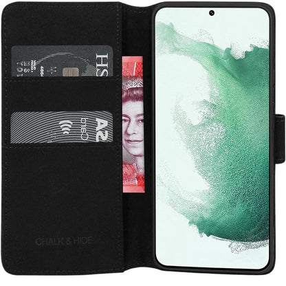 Preklopna torbica "Chalk&Hide Leather" Samsung Galaxy S22 Plus – Infostyle
