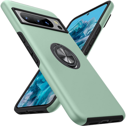 Ovitek "ring stojalo" za Google Pixel 8 – AOUIA – Zelena
