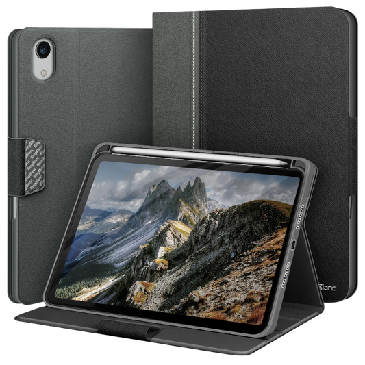 Ovitek za tablico z držalom za pisalo "KingBlanc" iPad Mini 6. generacija 8,3" – Infostyle – Črna