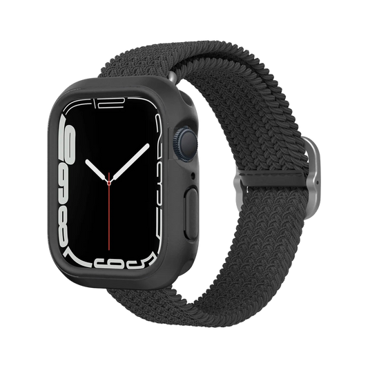 Ovitek za pametno uro "CrashGuard NX" Apple Watch 7/8 45mm – RhinoShield – Črna