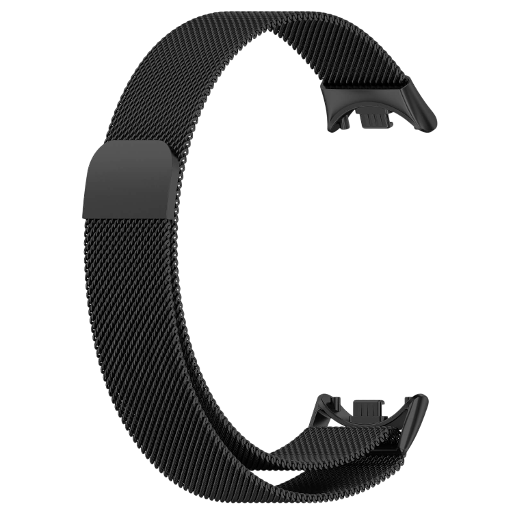 Pašček za uro "Metal Milanese Style" Xiaomi Mi Band 8 – Infostyle – Črna