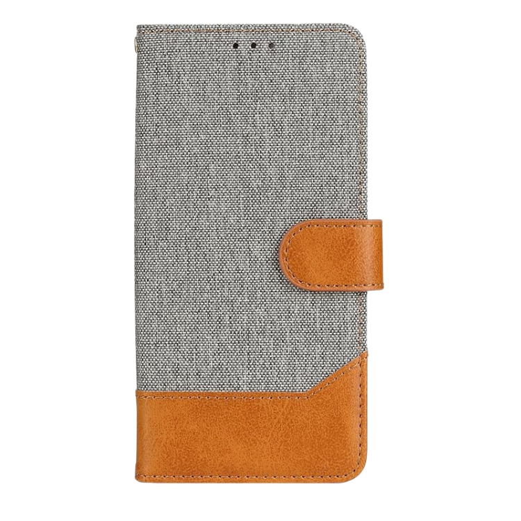 Preklopna torbica "Fabric" iPhone 14 Pro – Infostyle – Siva