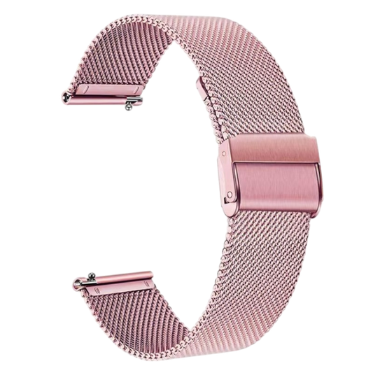 Pašček za uro "Milanese Metal Band" Amazfit Band 5 – Infostyle – Roza