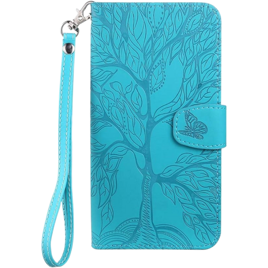 Preklopna torbica "Tree" Huawei Mate 20 Pro – Infostyle – Modra