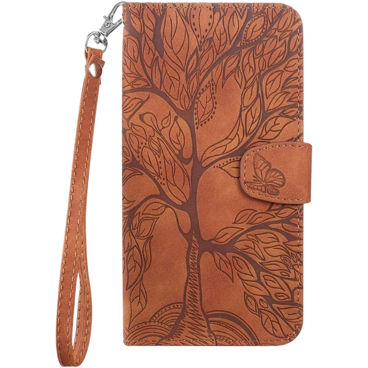 Preklopna torbica "Tree" Samsung Galaxy S22 – Infostyle – Rjava
