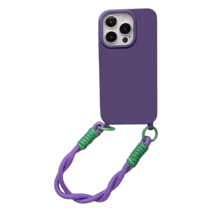 Ovitek za telefon z vrvico "Infostyle" iPhone 14 Pro Max – Vijolična