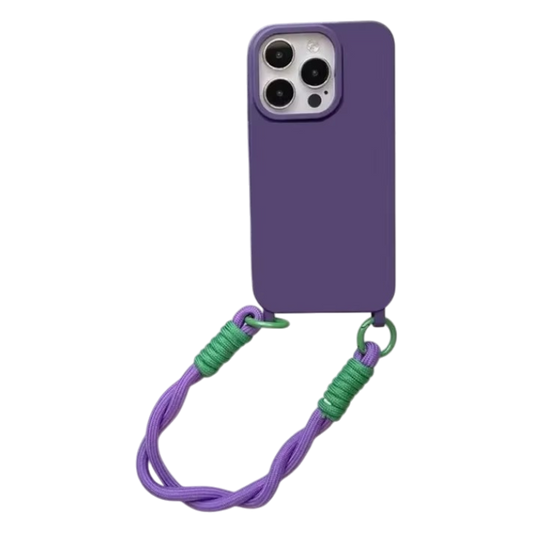 Ovitek za telefon z vrvico "Infostyle" iPhone 14 Pro Max – Vijolična