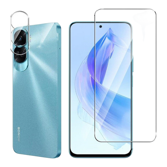 Zaščitno steklo + zaščita za kamero "9H NewTop" Honor 90 Lite – Infostyle