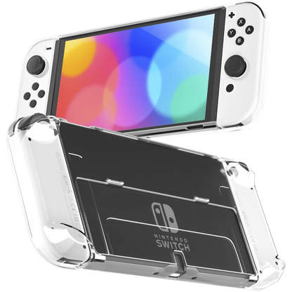Ovitek za igralno konzolo "RHOTALL" Nintendo Switch OLED – Infostyle – Prozorna