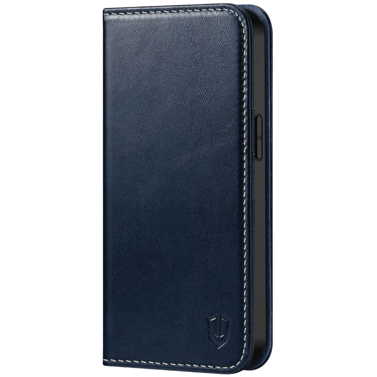 Preklopna torbica "Leather" iPhone 13 – Infostyle – Modra