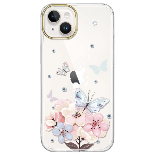 Ovitek za telefon "JAHOLAN Flowers" iPhone 13 Pro – Infostyle – Prozorna