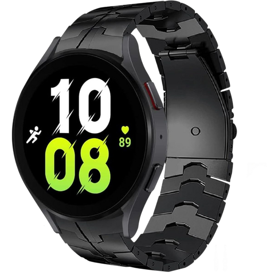 Pašček za uro "Titan Black - Miimall" Samsung Galaxy Watch 7/FE/6/5/4 40mm/44mm – Infostyle – Črna