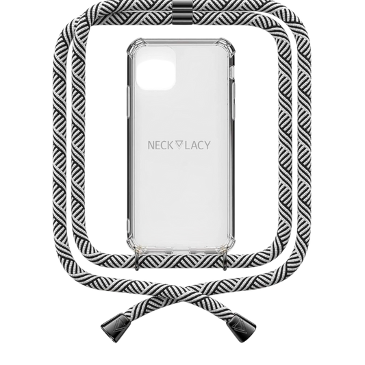 Ovitek za telefon z vrvico "NECKLACY" iPhone 12/12 Pro – Infostyle – Prozorna