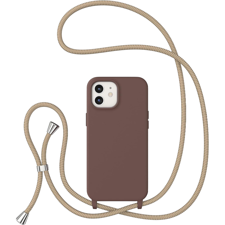 Ovitek za telefon z vrvico "Infostyle" iPhone 14 – Rjava