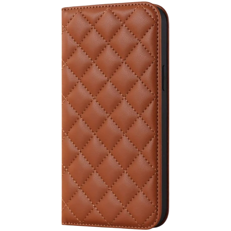 Preklopna torbica "Lookass Leather" iPhone 14 Pro Max – Infostyle – Rjava