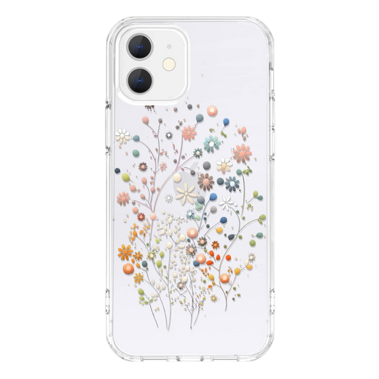 Ovitek za telefon "Rožice" iPhone 14 Plus – Infostyle – Prozorna