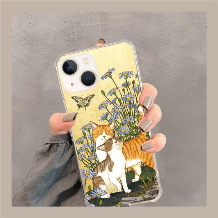 Ovitek za telefon "Cat Flower" iPhone 14 Plus – Infostyle