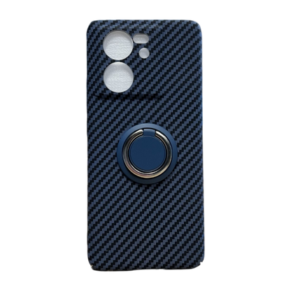 Ovitek za telefon + zaščitno steklo "NP ring" Xiaomi 13T/13T Pro – Infostyle – Modra