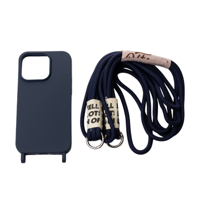 Ovitek za telefon z vrvico "Bakicey" iPhone 12 Mini – Infostyle – Modra