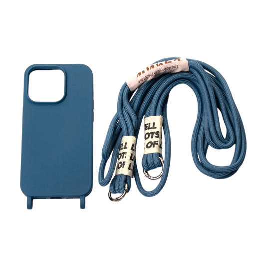 Ovitek za telefon z vrvico "Bakicey" iPhone 12 Pro – Infostyle – Modra