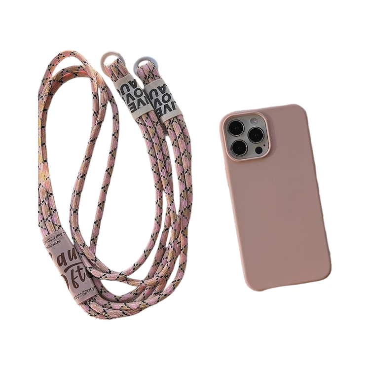 Ovitek za telefon z vrvico "Bakicey" iPhone 12 – Infostyle – Roza