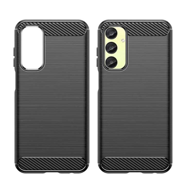 Ovitek za telefon "Carbon" Samsung Galaxy A15 – Infostyle – Črna