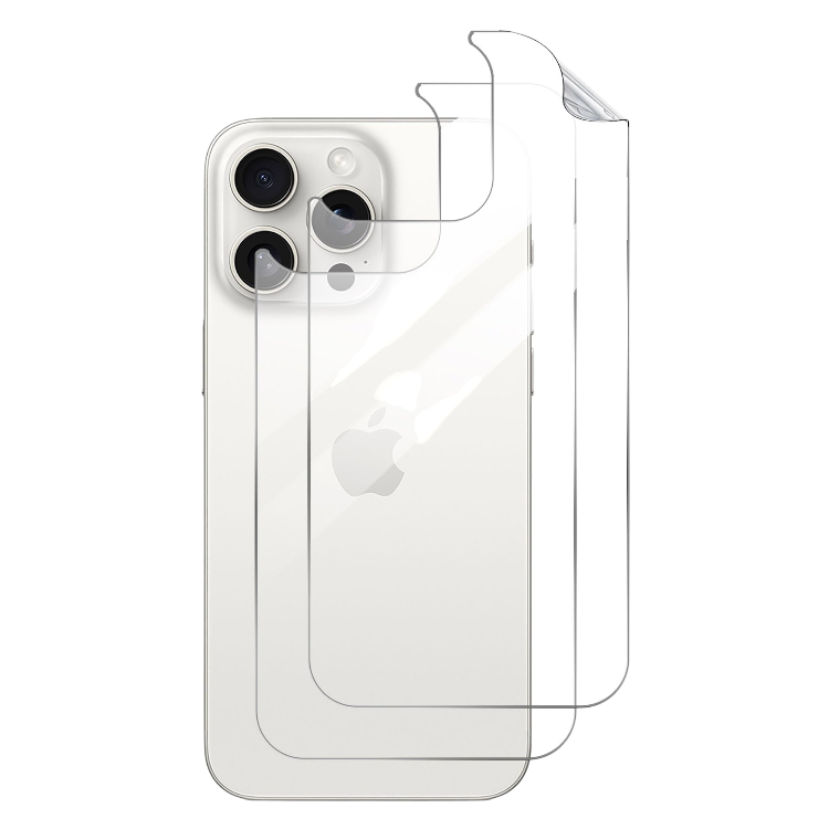 Zaščitna folija za hrbtno stran "9H" iPhone 15 Pro – Infostyle