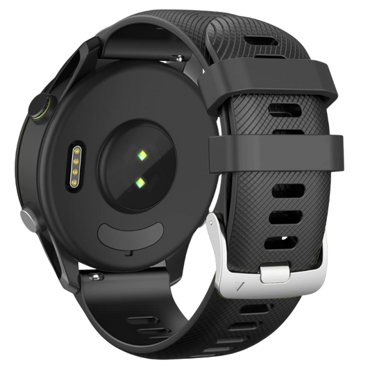 Pašček za uro "ANBEST" Garmin Vivoactive 4/Forerunner 255/265/Venu 2 – Infostyle – Črna