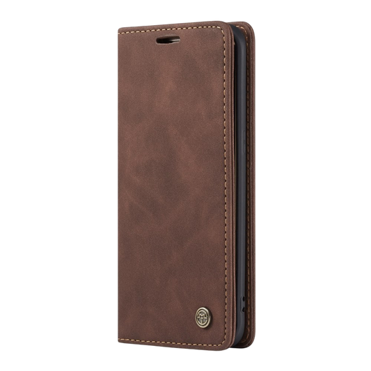 Preklopna torbica "BigCousin" OPPO A57/A77 – Infostyle – Rjava