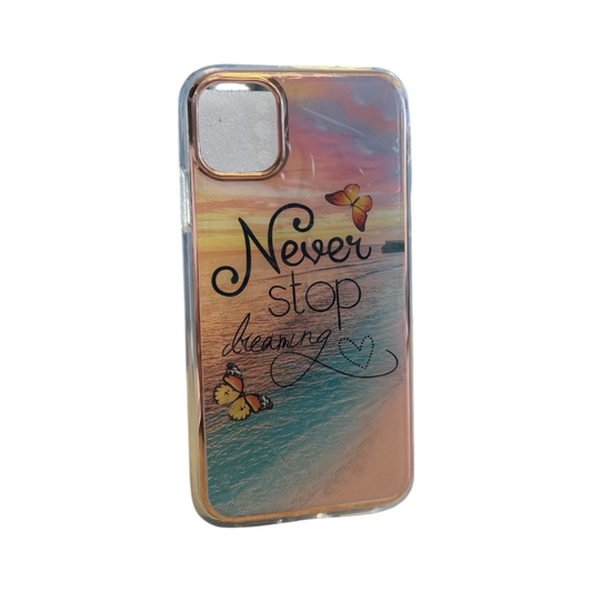Ovitek za telefon "Silicone - Never stop dreaming" iPhone 11 – Infostyle