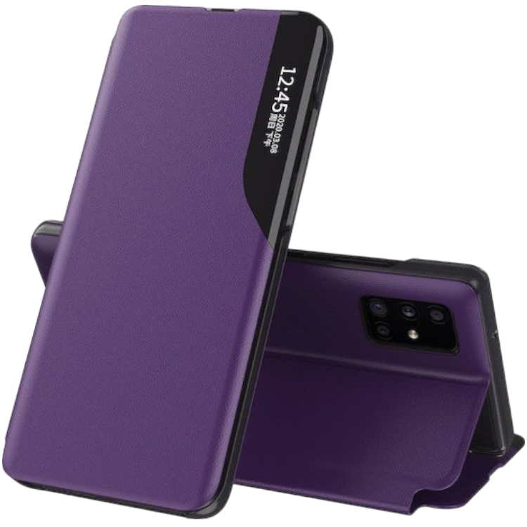Preklopna torbica "Techsuit" Xiaomi Redmi 10c – Infostyle – Vijolična
