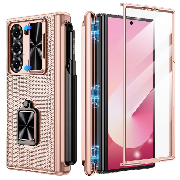 Ovitek za telefon 360 "DoeShine" Samsung Galaxy Z Fold 5 – Infostyle – Roza