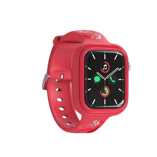 Pašček za uro z ohišjem "HALLEAST" Apple Watch 42/44/45/49mm – Infostyle – Rdeča