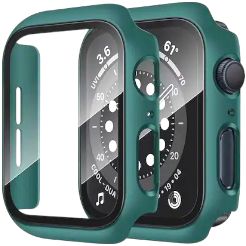 Ovitek za pametno uro z zaščito zaslon "NEWTOP" Apple Watch Series 7/7 41mm – Infostyle – Zelena