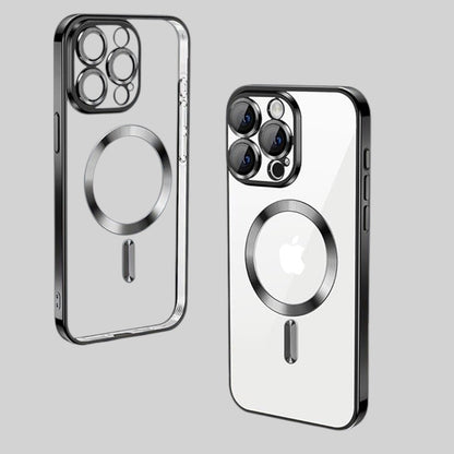 Silikonski ovitek "Crystal Magsafe" za iPhone 16 Pro - črn – Techsuit